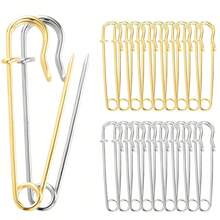 10pcs Heavy Duty Assorted Size Blanket Pins, Stainless Steel Wire Pins, Super Strong And Durable, Suitable For Blankets, Skirts, Crafts, Kilts And More - Multicolor - View 2