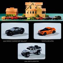 Simba Universal Fast & Furious 1:128 Nano Diecast Car Model 3PCS – Alloy Metal Mini Racing Car, Collectible Gift For Fans & Collectors - Multicolor - View 3