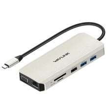 12-In-1 USB-C Hub WAVLINK, Triple Display Docking Station With Video Outputs, 85W PD Charging, Gigabit Ethernet, SD/TF Card Reader For Laptops/PCs - View 1