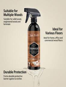 JUE FISH Wood Floor Care Agent, Suitable For Solid Wood, Engineered Wood And Composite Floors. Essential Product For Home And Office, Perfect Gift For Family And Friends - Multicolor - View 2