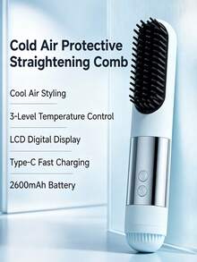 Mini USB Rechargeable Curling Iron With Negative Ion Hair Care, LED Digital Temperature Control Up To 320°C, Travel-Friendly & Dorm-Ready, Essential Portable Styling Tool For Curls On The Go.Halloween - B - View 8