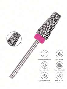 NotNoot Purple New 5-In-1 Nail Polishing Head, Nail Polishing Head, Fast Nail And Dead Skin Removal Tool, Suitable For Right Hand Use Only - Purple - View 2