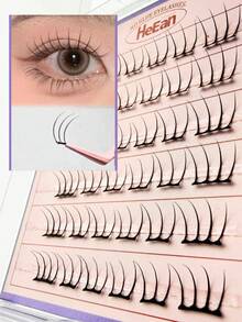 36 Clusters Glue‑Free Self‑Adhesive Ultra‑Thin Cluster Lashes, Perfect For Daily Outings, Festive Celebrations, Christmas, New Year Gifts And Other Occasions. - View 2