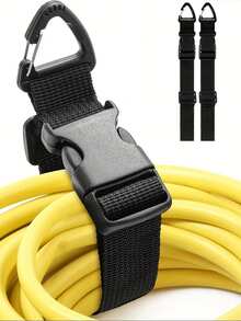22 Inch Heavy Duty Storage Strap With Easy-Grip Handle, Cable And Hose Organizer For Auto Repair Shop, Space-Saving Garage Accessory, Multi-Purpose Tool Cable Storage For Car, Truck, RV, Boat And Workshop - A - View 6