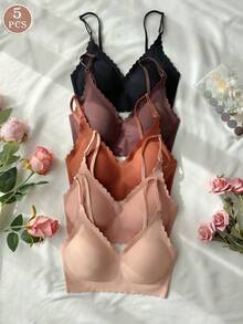 5 UNIDADESSET Sujetadores adhesivos sin costuras para mujer: Invisibles, ultrapegajosos y reutilizables! Perfectos para vestidos ajustados, escotes pronunciados, backsless, bodas, fiestas o looks de verano. Diseño ergonómico sin aros ni tirantes, con borde suave y tecnología de gel médico hipoalergénico que se - Multicolor - Ver 1