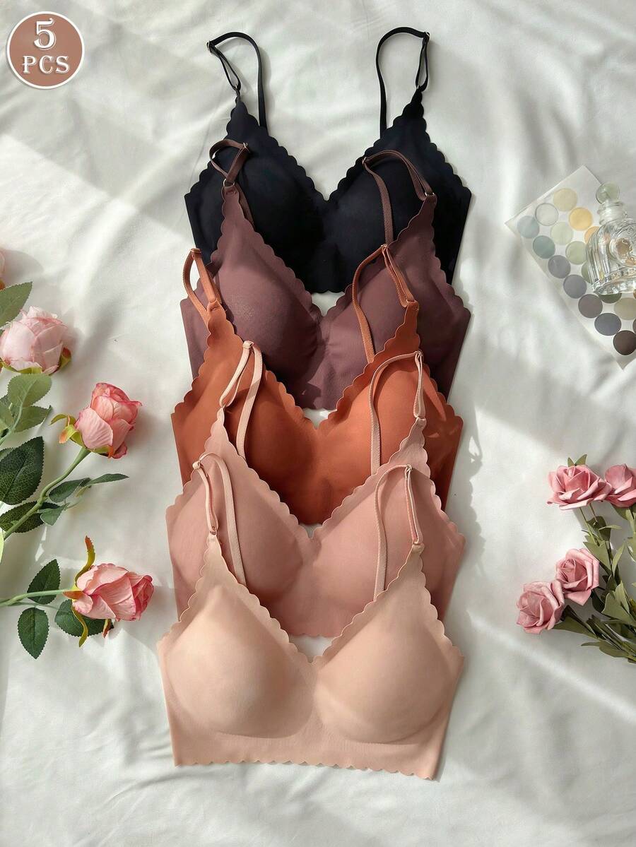 5 UNIDADESSET Sujetadores adhesivos sin costuras para mujer: Invisibles, ultrapegajosos y reutilizables! Perfectos para vestidos ajustados, escotes pronunciados, backsless, bodas, fiestas o looks de verano. Diseño ergonómico sin aros ni tirantes, con borde suave y tecnología de gel médico hipoalergénico que se - Multicolor - Ver 1