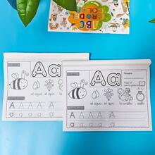 This 32-Page Spanish Alphabet Coloring And Tracing Book Is Designed For Children, Combining Education And Entertainment. It Features Cute Illustrations, Early Learning Creativity, And Handwriting Practice Suitable For Toddlers. It's An Excellent Gift For Preschool Children To Learn Letters And Vocabulary, Perfect For Birthdays, Christmas, Back-To-School, And Other Occasions. - A4 - View 8