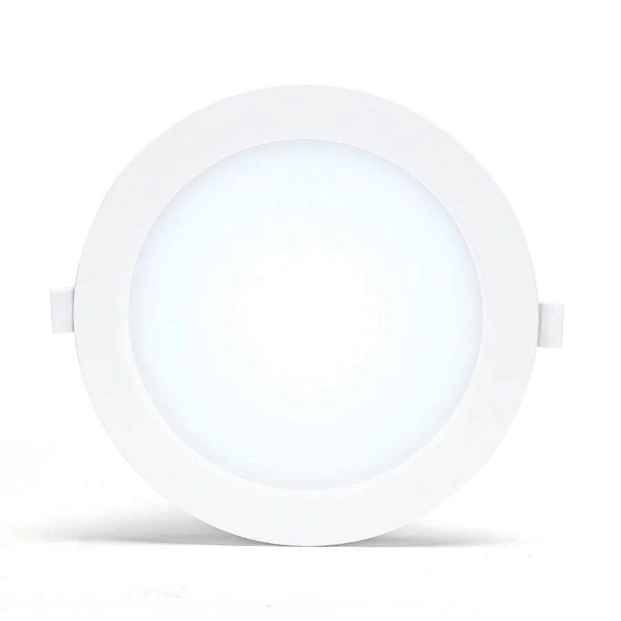 Aigostar Downlight LED Techo Empotrable, 18W Equivalente a Halógena 131W, 2100LM, Luz Blanca Fria 6500K, Ojos de Buey LED para Techo interior, Ф190-200 mm - Redondo - 18W - 6500K - Ver 1