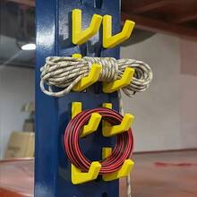 5pcs Heavy Duty Durable Hooks For 10.3mm Hole | High Load-Bearing, Wall-Mounted, Suitable For Shelving, Garage And Storage Solutions - Multicolor - View 1