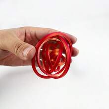 خاتم فيدجيت مطبوع ثلاثي الأبعاد دوار لتخفيف التوتر والقلق، ديكور مكتبي للبالغين - متعدد الألوان - مشاهدة 4