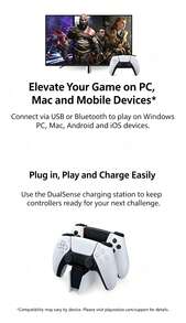 Sony PS5 PlayStation DualSense Wireless Game Controller, 99% New, No Original Packaging, Features Adaptive Triggers, Dual Vibration Motors, Haptic Feedback, Multi-Device Connectivity - Chinese Version - View 9