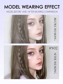 GROINNEYA 7 Pairs Cat Eye False Eyelashes, Natural Looking 3D Faux Mink Soft Anime Cosplay Thick False Lashes Extension (Y02) Strip Eyelashes, Eyelashes, False Eyelashes, Fake Eyelashes - Black - View 4