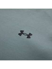 Under Armour Sweatshirt Latihan Pria UA Unstoppable Flc Crew Rajutan Dua Lapis Leher Bulat 1381688-348 - biru-hijau - View 9