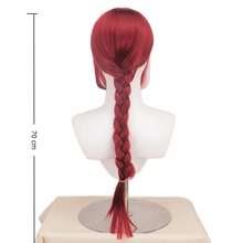 Monster Princess Fiona Cosplay Wig Braided Wig - Burgundy - View 8