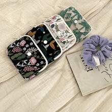 Multi-Functional Double Layer Storage Bag, Earphone Data Cable Coin Lipstick Organizer, ID Card Holder Clutch - Multicolor - View 2