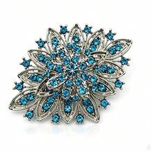 1pc Elegant Zinc Alloy & Crystal Rhinestone Brooch, Wedding Dress Accessory - Multicolor - View 29