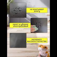 Reptile Liner 45x100cm Waterproof Non-Slip Pet Terrarium Substrate Reptile Tank Liner Enclosure Mat For Leopard Gecko Lizard - Black - View 5