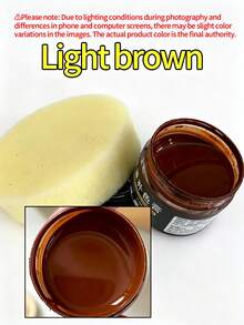 1 Set Wood Repair Paste, For Restoring Scratches And Fading On Wooden Furniture And Floors, Suitable For Brown Furniture - Solid State - View 12