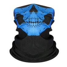 2PCS Seamless Multifunctional Magic Headband - Random Color - Cycling Face Mask, Warm Wrap, Halloween Skull Prop, Multifunctional Face Cover - Multicolor - View 5