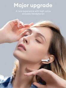 Earphone Bluetooth Peredam Kebisingan ANC+ENC, Stereo Nirkabel Sejati, Fungsi Musik dan Panggilan, Modis dan Nyaman - MultiWarna - View 4