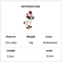 1PC Creative And Cute Little Mouse Brooch Clothing Accessory. Squirrel Steals Fruits. Xiaoqing New Sweater. Anti-Bare Skin Sweater With Chest Pin. - Multicolor - View 8