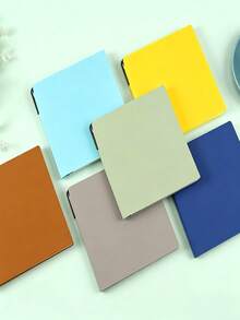 Lightweight Pocket Notebook Set, Blank Pages For Free Writing, Compact And Portable, Stamp Book Pocket Notebook, Office Planner, Travel Memory Book, Travel Stamp Collection Album, Multi-Color Options, Party Gift - Multi-color - View 5