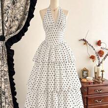 Women Short Dresses - Whole Grain Coffee - View 2