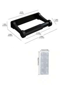 Multifunctional Wall-Mounted Paper Towel Holder, Available In Long And Short Sizes, Under-Cabinet Hanging Rack, Suitable For Kitchen Paper Towels And Bath Towels, Universal Storage Organizer For Kitchen Countertop And Bathroom Sink Space - Multicolor - View 9