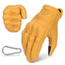 1Pc Winter Warmth Motorcycle Gloves Full Finger Touch Screen Motocross Riding Gloves Motorbike Men's And Women's Gloves Motorcycle Accessories Rider Gift - A - View 9