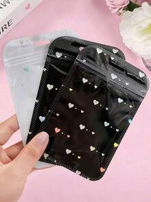 100/30/10 Clear Self-Sealing Jewelry Bags, Anti-Oxidation Jewelry Bags, Jewelry Zipper Bags, Dust-Proof Clear Jewelry Storage Bags, Clear Portable Jewelry Bags, For Convenient Jewelry Storage And Display. - Multicolor - View 5