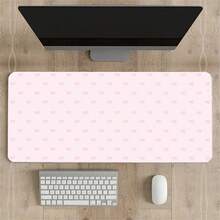 Leather Desk Mat Protective Pad Full Screen Bow Y2K Pink Girl Mouse Pad Office Desk Mat Waterproof Anti-Slip PU Desk Mat Gaming Esports Users - View 4