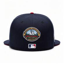New Era 59FIFTY LA Dodgers Stars Black Red 68320 - Black - View 3