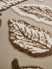 SANMOSPIN 1PC Bohemian Style Jacquard Sofa Cover, Thick Quilted Sofa Cushion With Leaf Pattern, Pet Friendly, Machine Washable, Suitable For 1/2/3/4 Seater L-Shaped Sofa, Living Room, Bedroom, Office Decor - Coffee Brown - View 7