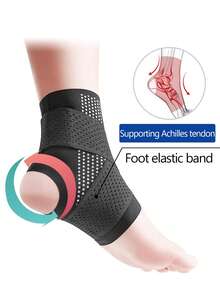 1/2 Pairs Ankle Brace, Professional Sports Ankle Wrap For Ankle Sprain Recovery, Ankle Support Protector - Black 1 Piece - View 3