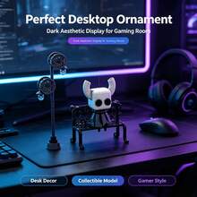 339PCS Hollow Knight Character Building Blocks Set, Small Particle ABS Building Blocks Model Kit, With Vintage Street Lamp And Park Bench, Game Theme Desktop Decoration, Suitable For Boys And Girls Collection Holiday Birthday Gift - Multicolor - View 4