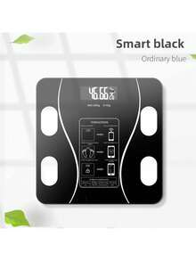 LKZ Multifunctional Smart Body Fat Scale, Extra-Wide Tempered Glass Platform, Large LCD Display, 390 Lbs Capacity, Home Fitness Outdoor, Package Does Not Include Batteries - Multicolor - View 11