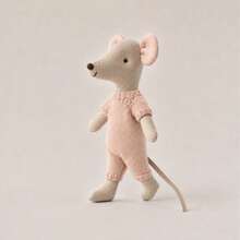 1 buah Jumpsuit Rajut Buatan Tangan Vintage Motif Tikus Kecil untuk Boneka Bayi, Hadiah Liburan - Boneka baju rajut - View 11