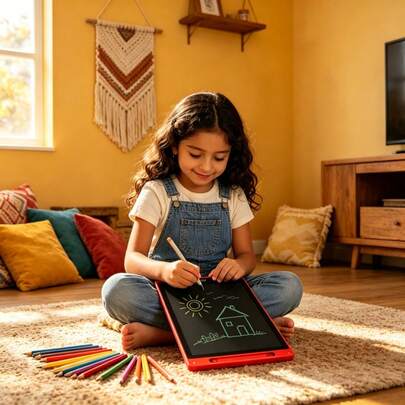 Tableta de Escritura LCD 8.5 Pulgadas para Niños, Pizarra Digital Borrable con Lápiz para Garabatos Dibujos Educativo Regalo