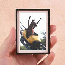 1pc Funny Encouragement Pattern Wooden Fridge Magnet, Suitable For Home, Office, Study Room Fridge Decoration - Fridge Magnet - Black Frame Refrigerator Magnet - View 16