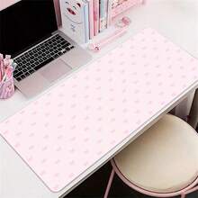 Leather Desk Mat Protective Pad Full Screen Bow Y2K Pink Girl Mouse Pad Office Desk Mat Waterproof Anti-Slip PU Desk Mat Gaming Esports Users - View 1