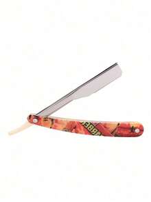Classic Printed Folding Barber Straight Razor Holder,Retro Shaving Razor Handle For Hair Salon,Blade Not Include - Multicolor - View 10