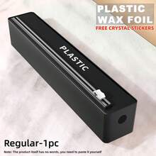 Kotak Pemotong Plastik Pembungkus dengan Pisau Geser Dua Sisi, Dispenser Pisau Geser, Tempat Penyimpanan Pemotong Foil, Organizer Magnetik yang Dapat Dipasang di Dinding untuk Meja Dapur, Memanggang, Membungkus Makanan, Plastik Pembungkus, Kertas Aluminium Foil, Memotong Gulungan Kertas, dan Akses Mudah untuk Penggunaan Sehari-hari. - MultiWarna - View 14