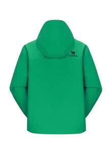CAMEL CROWN 女款春季防風外套戶外防水透氣連帽休閒輕量登山露營運動外套 - 青翠綠 - 查看 8