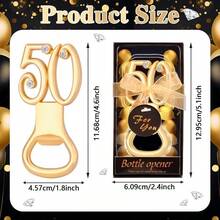 Zinc Alloy Bottle Opener, Used For 50th Birthday Party Gifts And Decorations - View 2