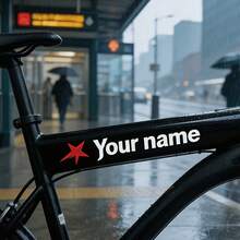 High-Quality Customized Text Transfer Stickers, Personalized Text Customization, No Damage To Paint Surface And No Residue; Supports Customized Text, Suitable For Mountain Bikes And Sports Equipment, Decorative Commemoration, Adding Unique Style To Items - Multicolor - View 8