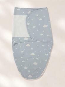 1pc Fun Print Theme Newborn Swaddle Blanket, Bottom With Dual-Way Zipper Design For Easy Diaper Change, Mixed Color, Soft Skin-Friendly Fabric, Machine Washable, Christmas/Easter/Thanksgiving/Halloween Gift For Baby - Multicolor - View 14