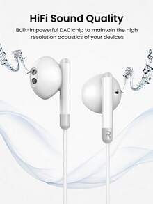 YUAOVCQ Wired In-Ear Sleep Earbuds, Dual Noise-Proof, Dual Physical Isolation, 3.5mm Or Type-C Interface, Suitable For Sports And Sleep Wear, Compatible With Smartphones, High-Definition Microphone, Suitable For Calls, Computers And Game Consoles - View 4