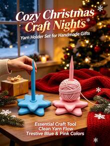 Yarn Winding Tool, Star-Shaped Rotating Yarn Winder, Cute Personalized Thick Yarn Storage Tool, Yarn Spool - Multicolor - View 4