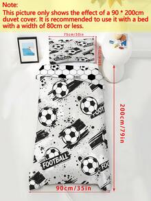 2PCS Sports Football Bedding Set For Children Beds Crib Giving Gifts During Holidays (No Filling Material) 100% Polyester - Multicolor - View 16