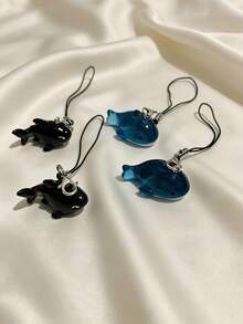 1個/2個迷你可愛樹脂鯊魚吊飾，時尚可愛鯊魚手機掛飾、包包掛飾、情侶配件、友誼吊飾、日常禮物，4個/5個包包掛飾、手機掛飾、同學禮物，摩托車、汽車掛飾 - 多色 - 查看 13